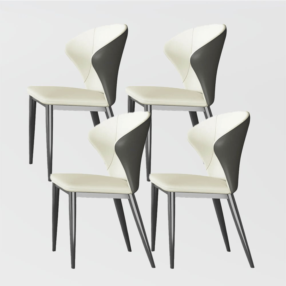 Alaric Set of 2 Modern Wingback Dining Chairs - Exclusivia