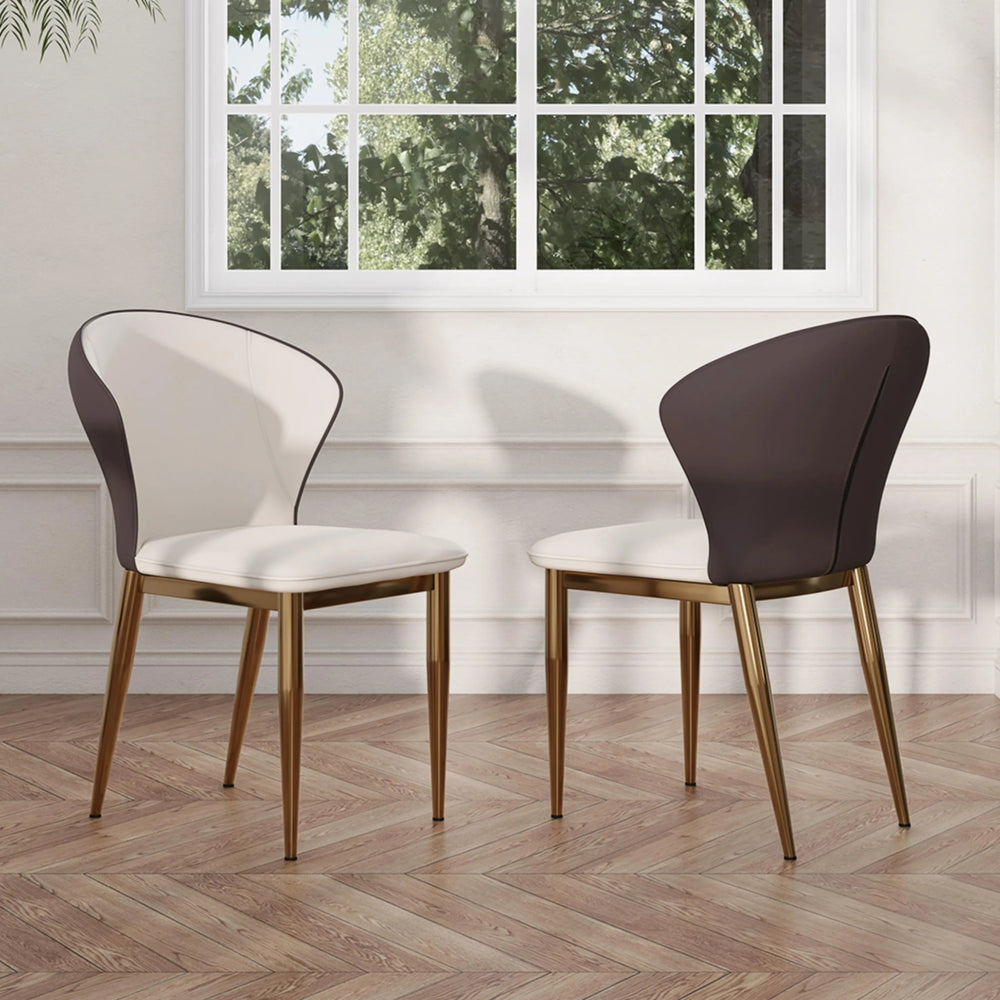 Alaric Set of 2 Modern Wingback Dining Chairs - Exclusivia
