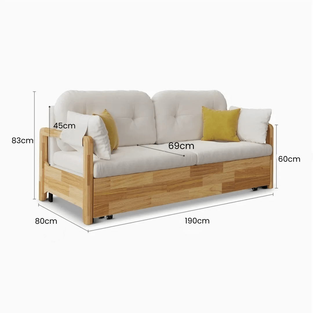 Alina Chenille Sofa Bed - Exclusivia