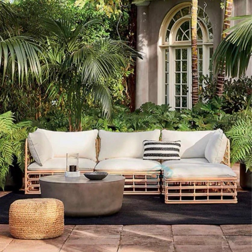 ALORA Outdoor Rattan Lounge Sofa - Exclusivia