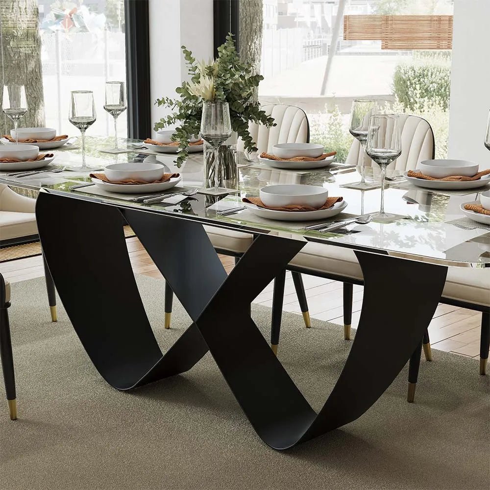 Amara Luxe Sintered Stone Dining Table - Exclusivia