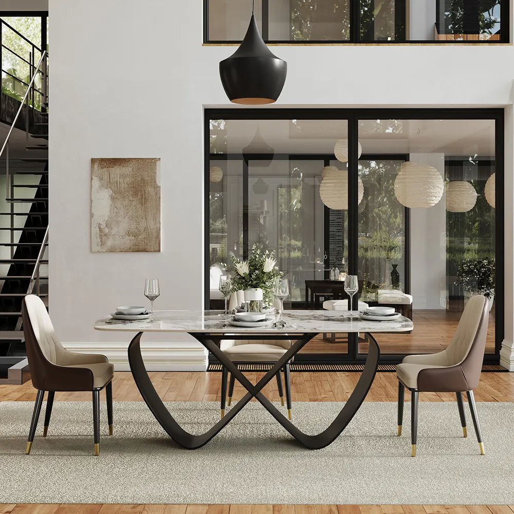 Amara Luxe Sintered Stone Dining Table - Exclusivia