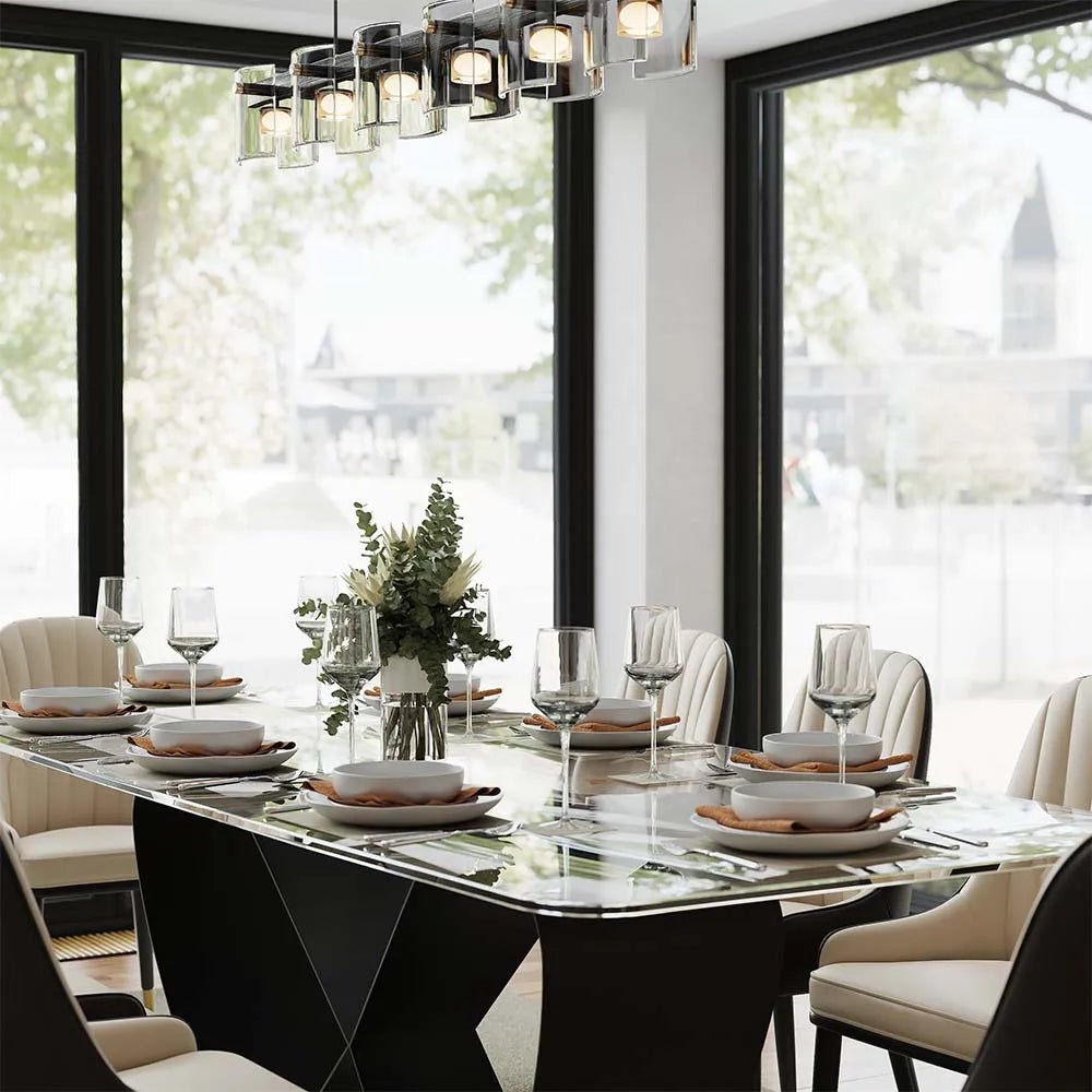 Amara Luxe Sintered Stone Dining Table - Exclusivia
