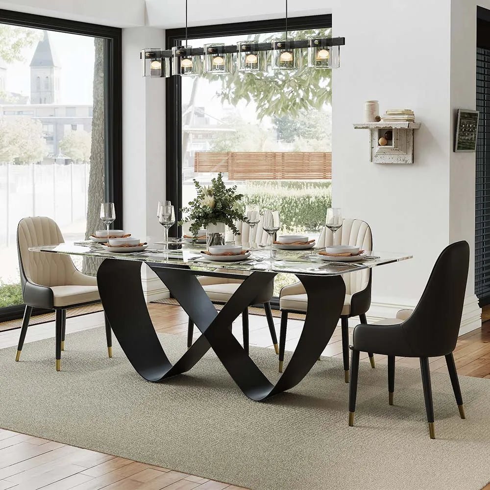 Amara Luxe Sintered Stone Dining Table - Exclusivia