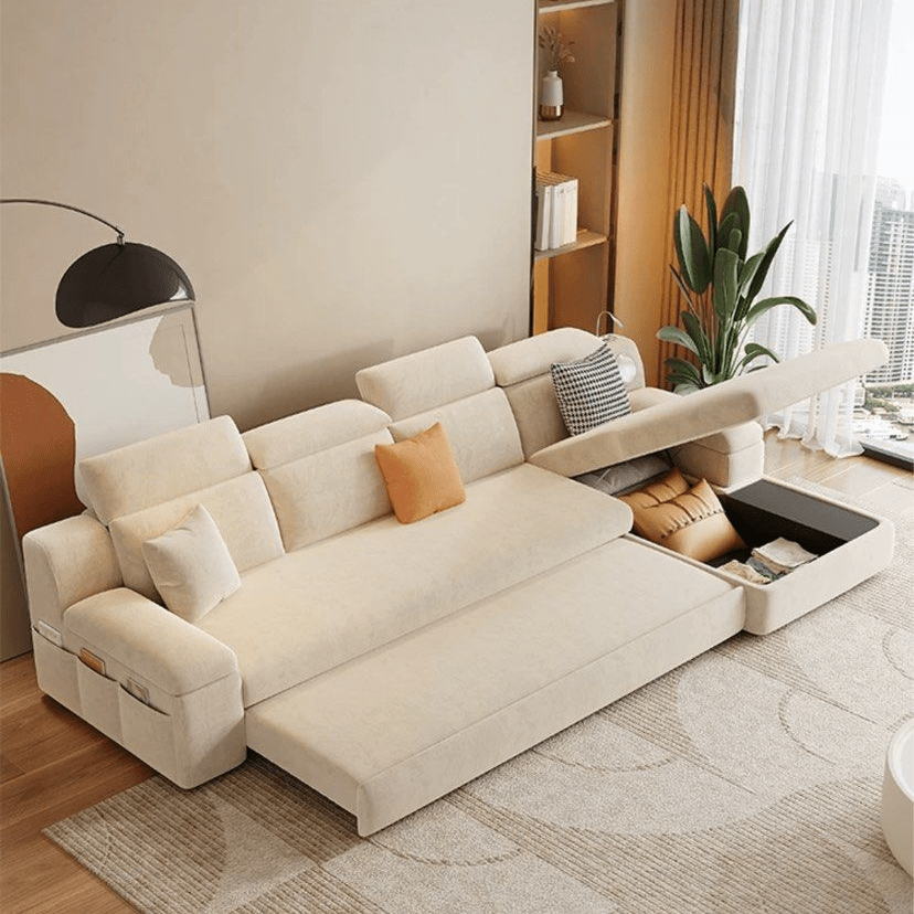 Amara Modern Sofa Bed With Storage - Exclusivia