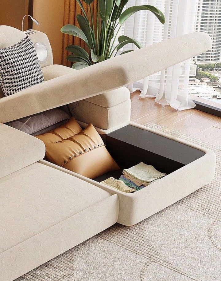 Amara Modern Sofa Bed With Storage - Exclusivia