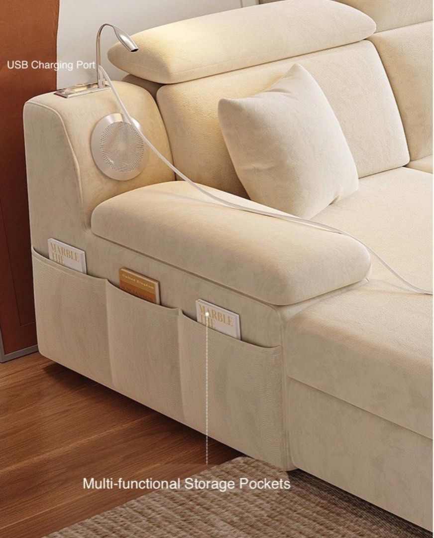 Amara Modern Sofa Bed With Storage - Exclusivia