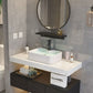 AMBER Toilet Mirror Vanity Cabinet Basin Bathroom - Exclusivia