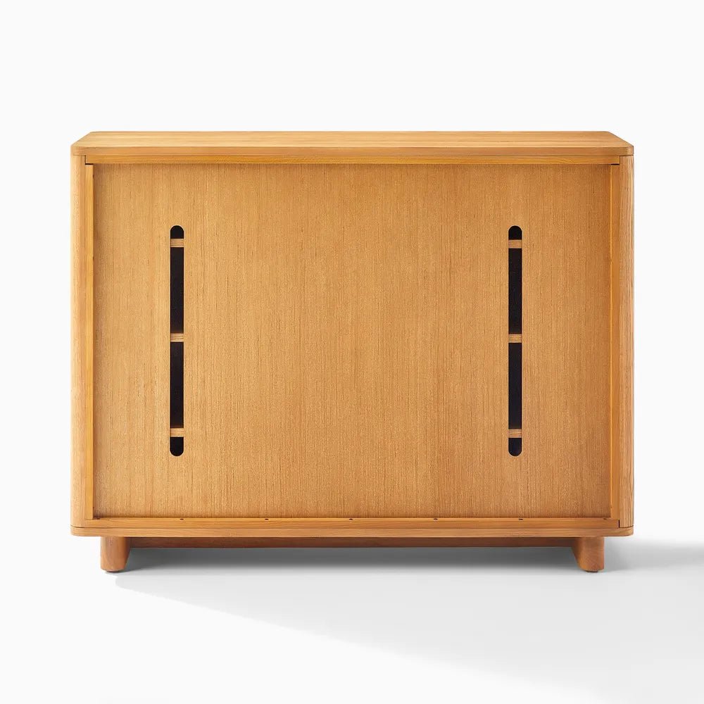 Arden 120 cm Ash Wood Shoe Cabinet - Exclusivia