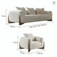 ARIAA Modern Boucle Sofa - Exclusivia