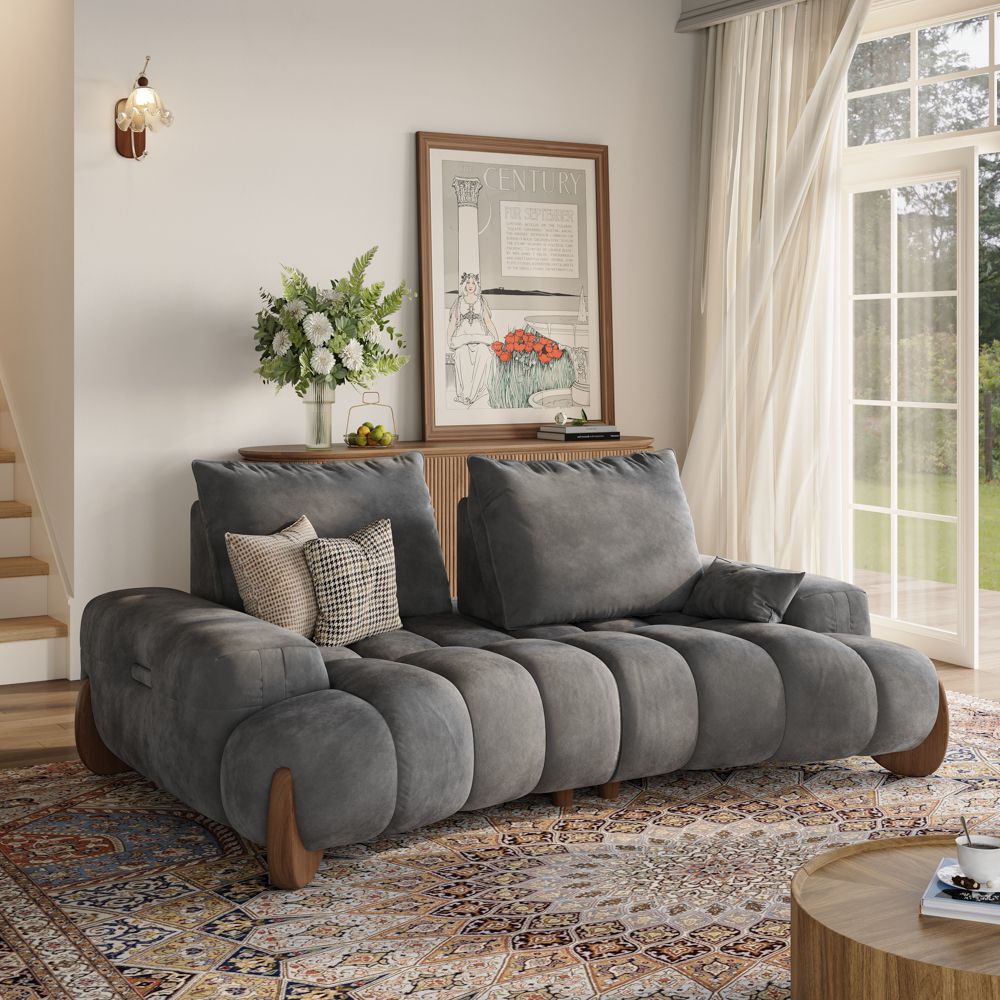 Arlo – Deep Lounge Mid - Century Sofa - Exclusivia