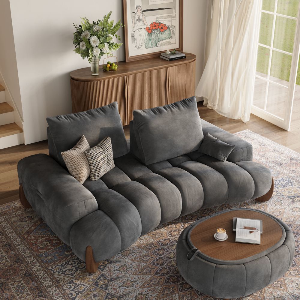 Arlo – Deep Lounge Mid - Century Sofa - Exclusivia