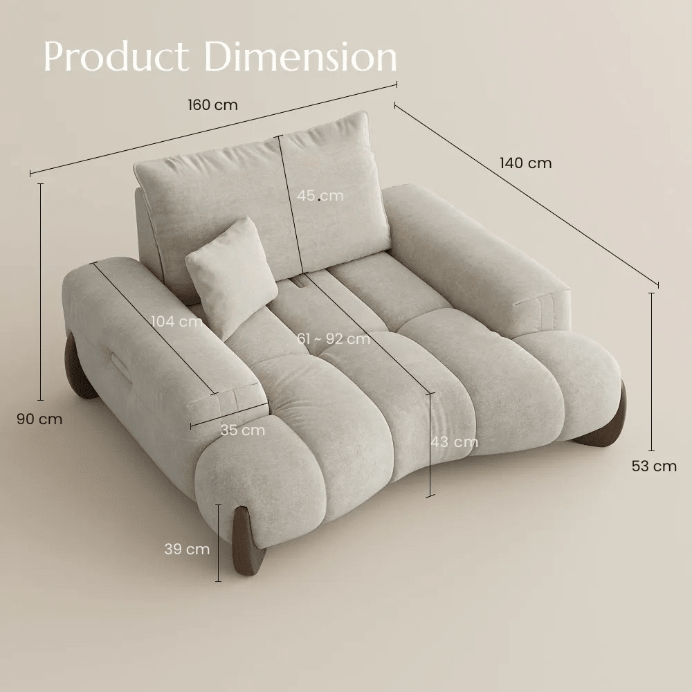 Arlo – Deep Lounge Mid - Century Sofa - Exclusivia