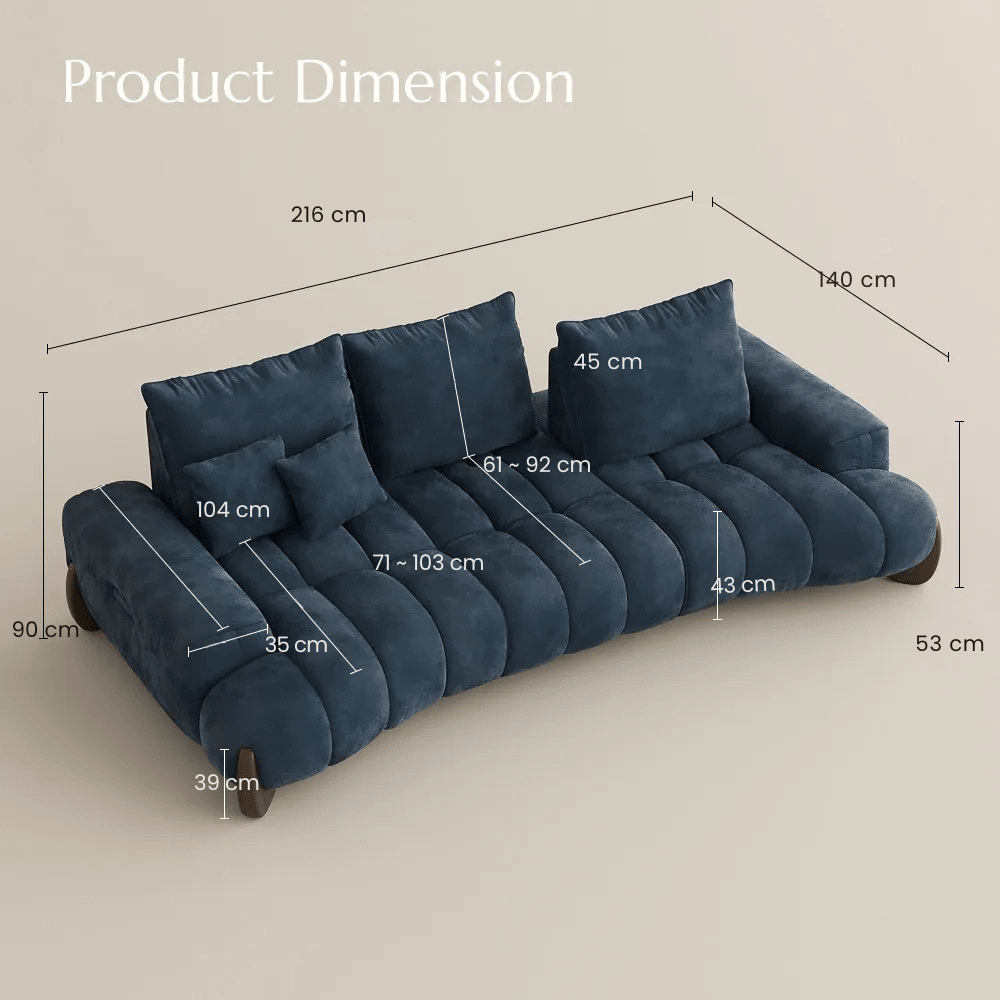 Arlo – Deep Lounge Mid - Century Sofa - Exclusivia