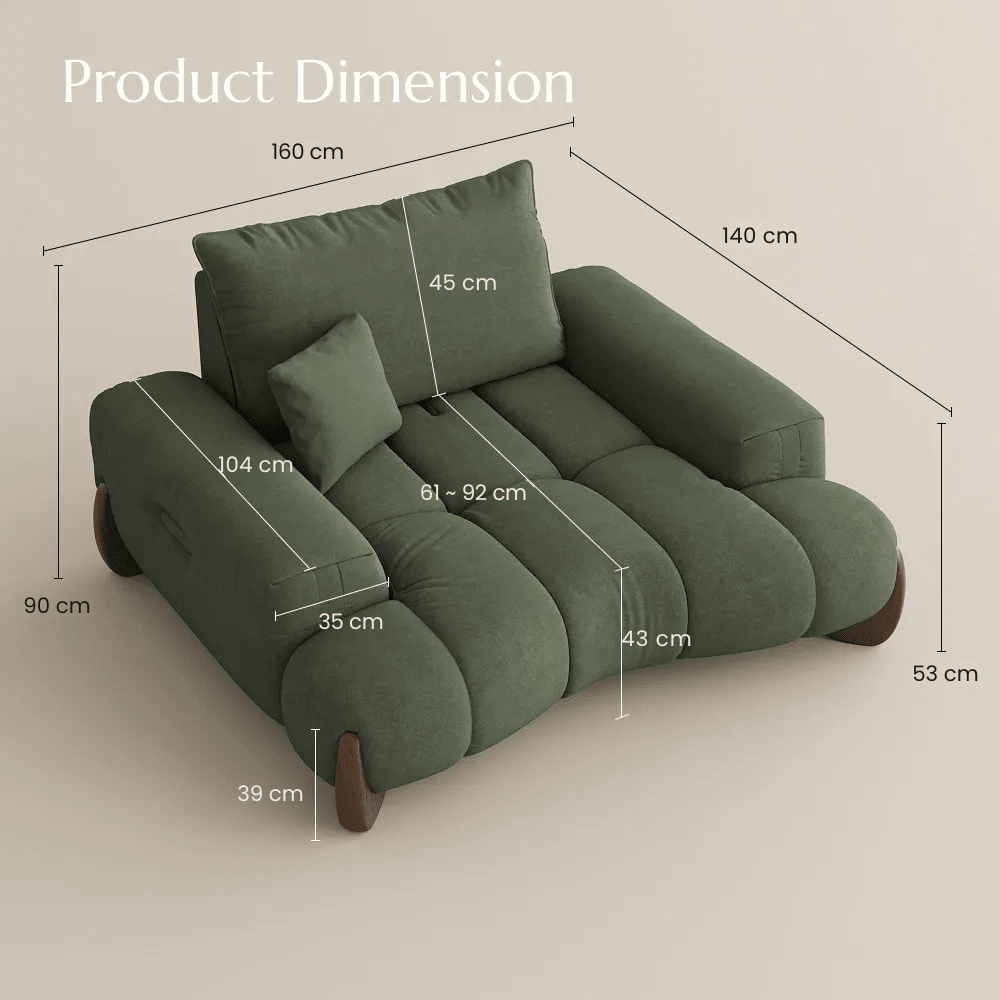 Arlo – Deep Lounge Mid - Century Sofa - Exclusivia