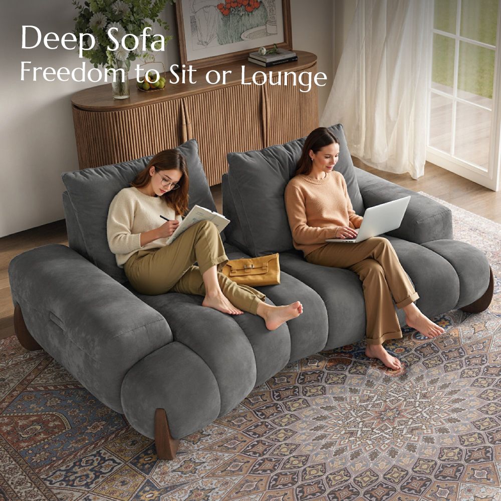 Arlo – Deep Lounge Mid - Century Sofa - Exclusivia