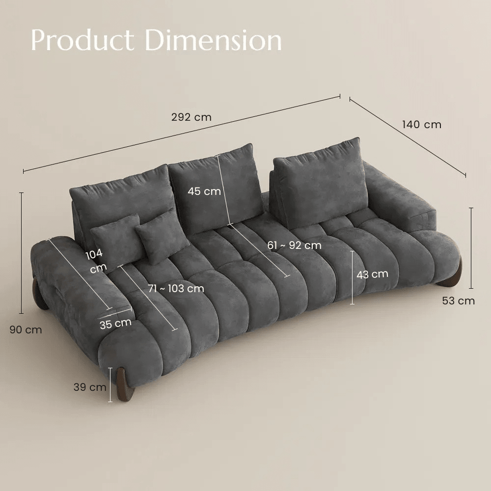 Arlo – Deep Lounge Mid - Century Sofa - Exclusivia