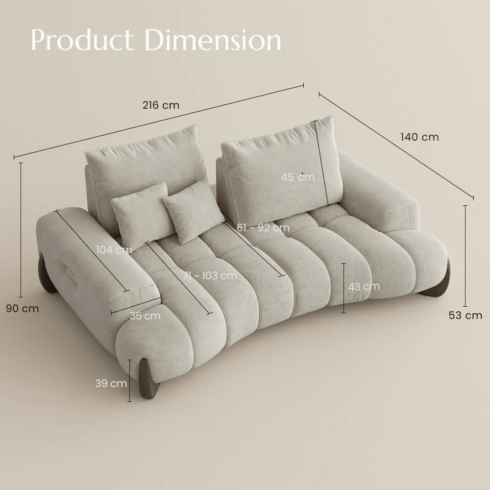 Arlo – Deep Lounge Mid - Century Sofa - Exclusivia