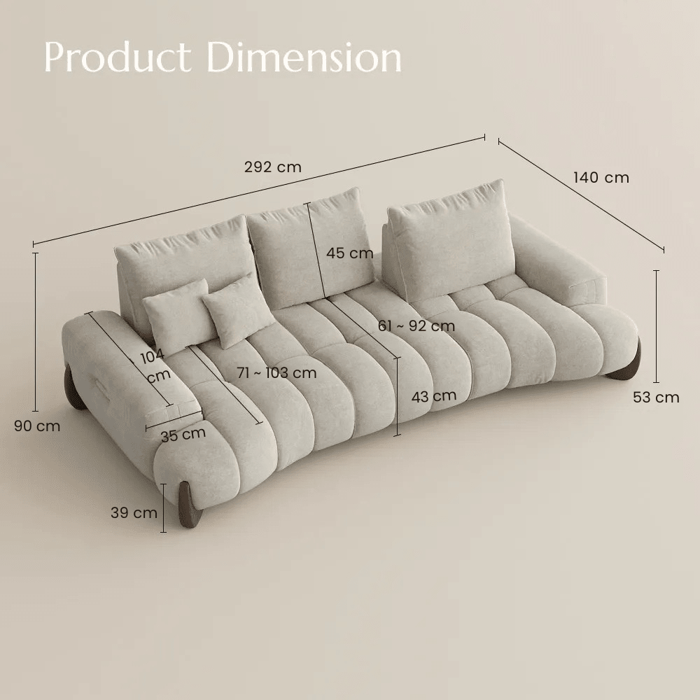 Arlo – Deep Lounge Mid - Century Sofa - Exclusivia