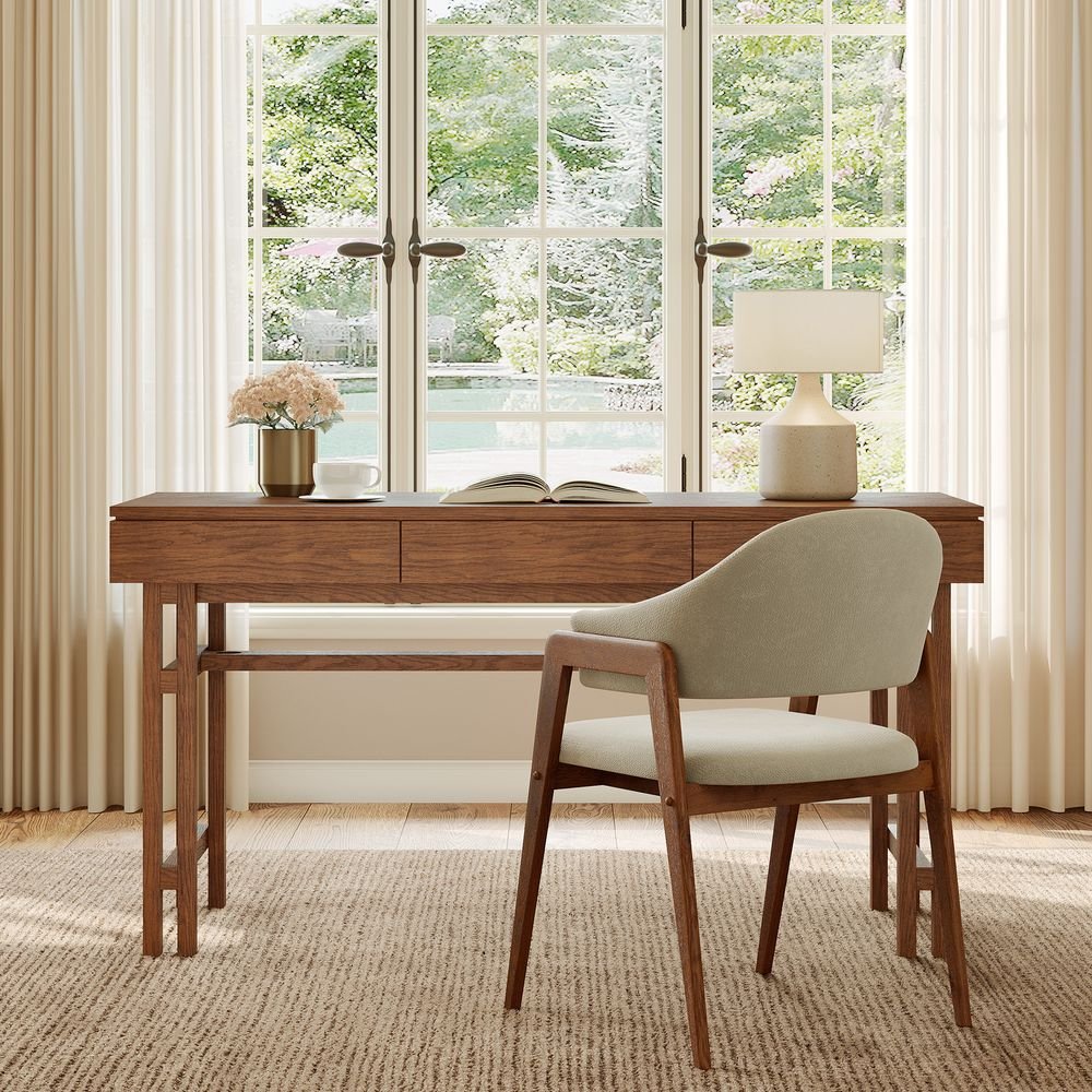 Arvid 150 cm Oak Desk - Exclusivia