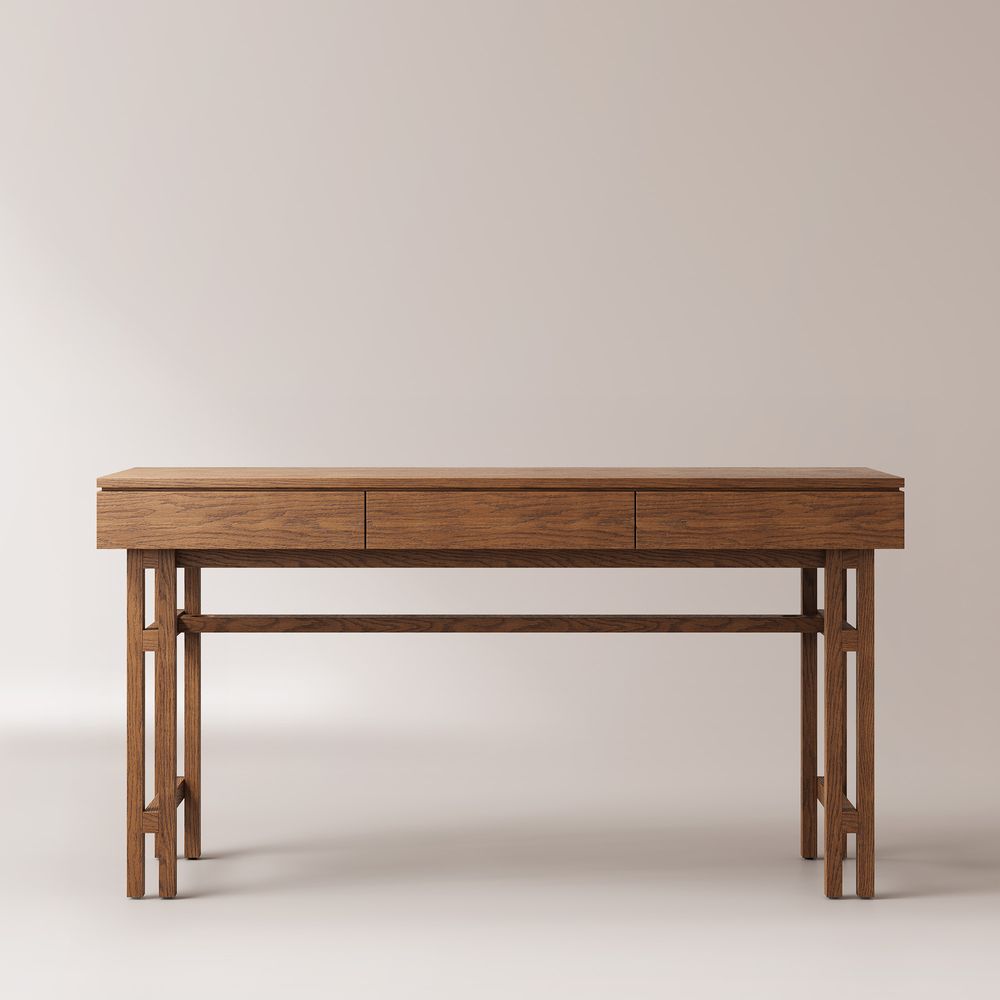 Arvid 150 cm Oak Desk - Exclusivia