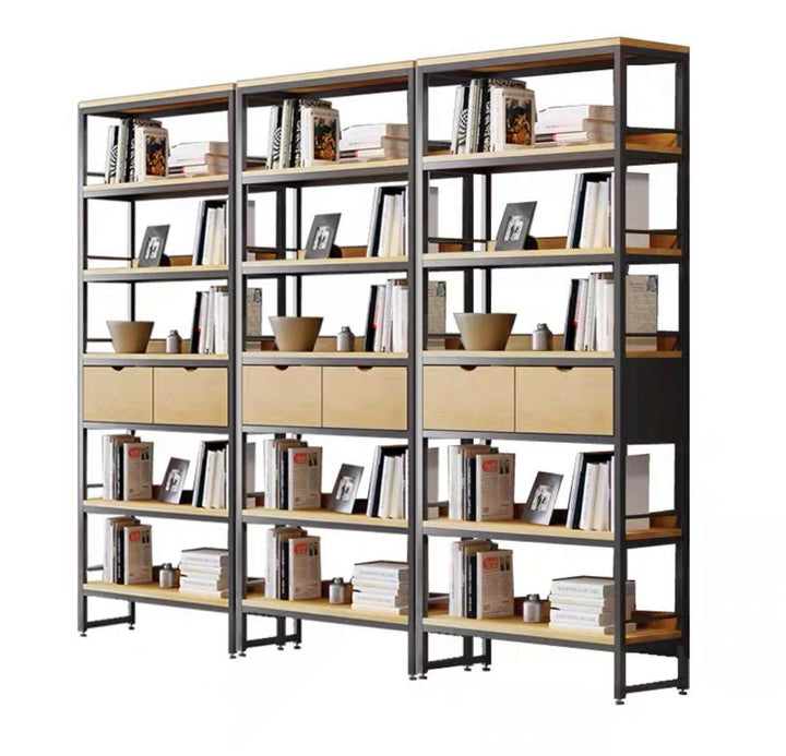 Aspen Modern Solid Wood Bookshelf - Exclusivia