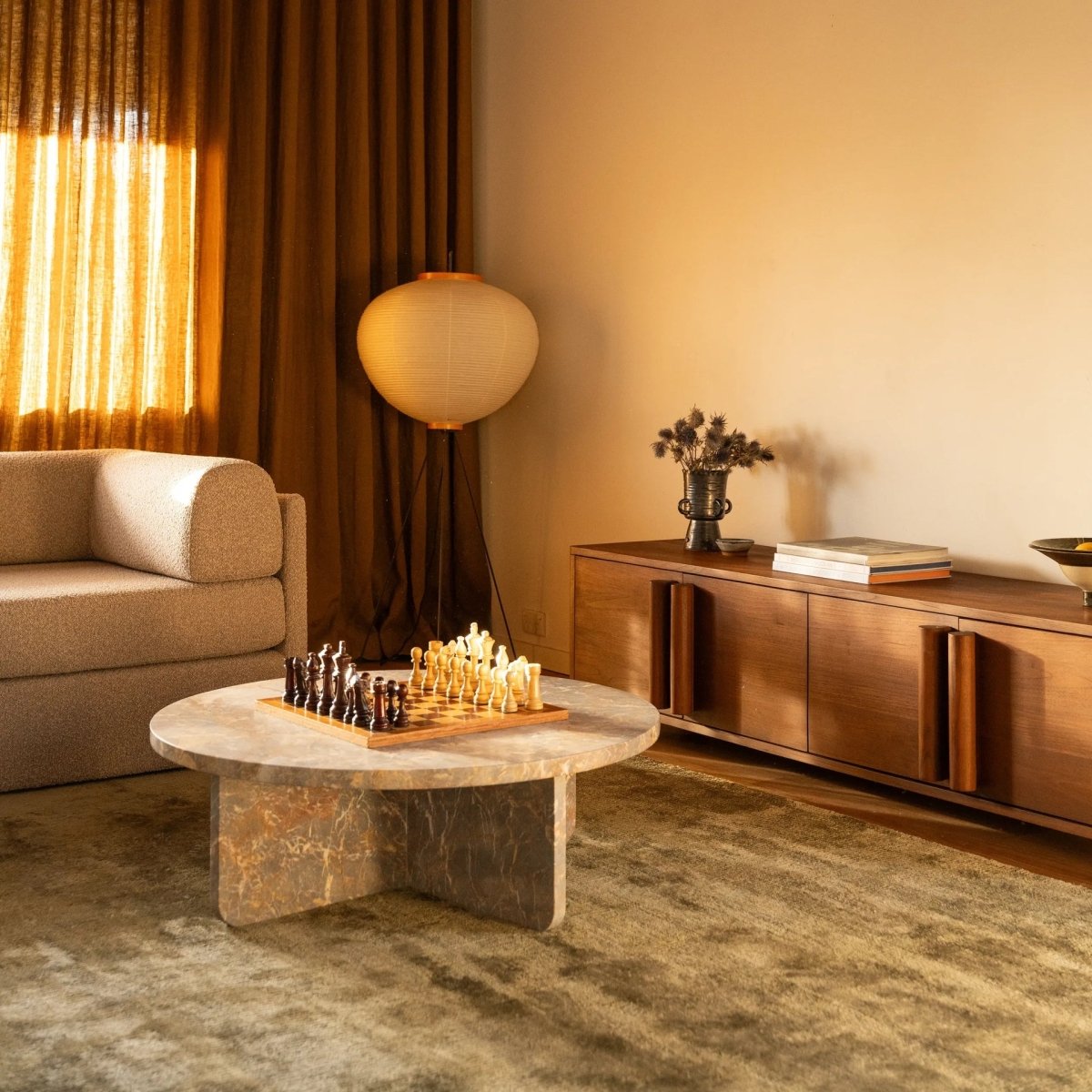 Atelier Marble Coffee Table, 100 cm - Exclusivia