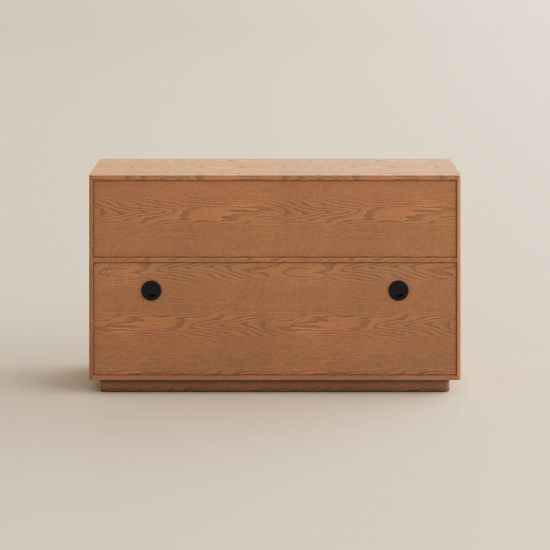 Atlas Mid - Century Slatted Storage Cabinet - Exclusivia