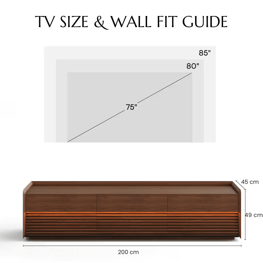 Atlas Mid - Century TV Console - Exclusivia