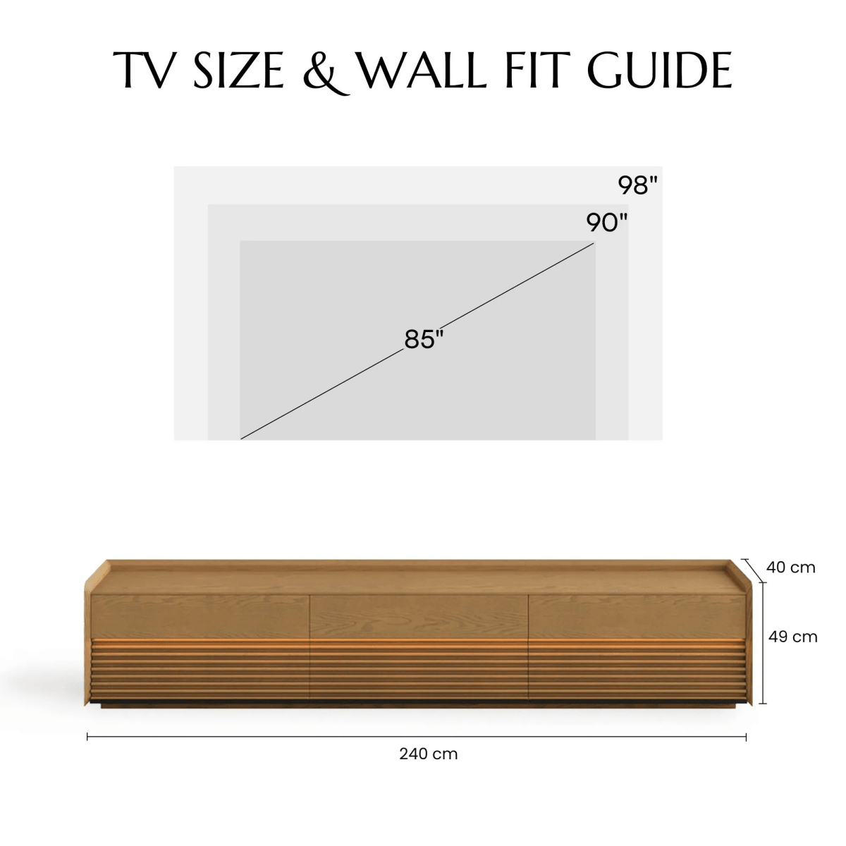 Atlas Mid - Century TV Console - Exclusivia