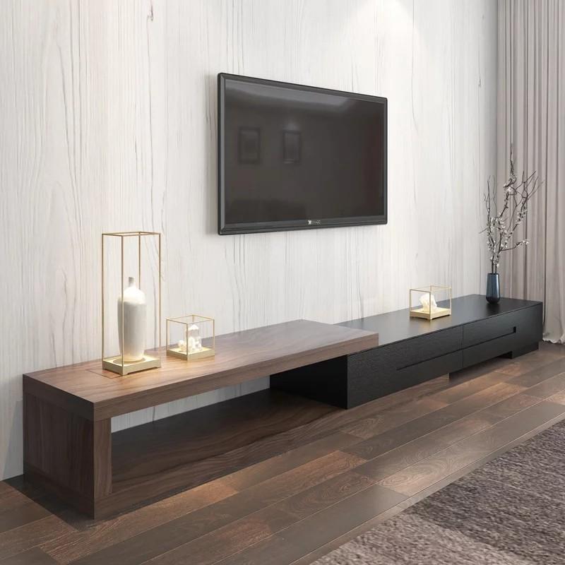 ATLAS Wood TV Console Minimalist - Exclusivia