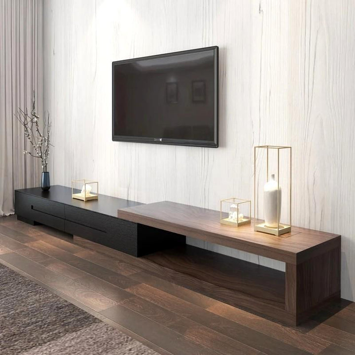 ATLAS Wood TV Console Minimalist - Exclusivia