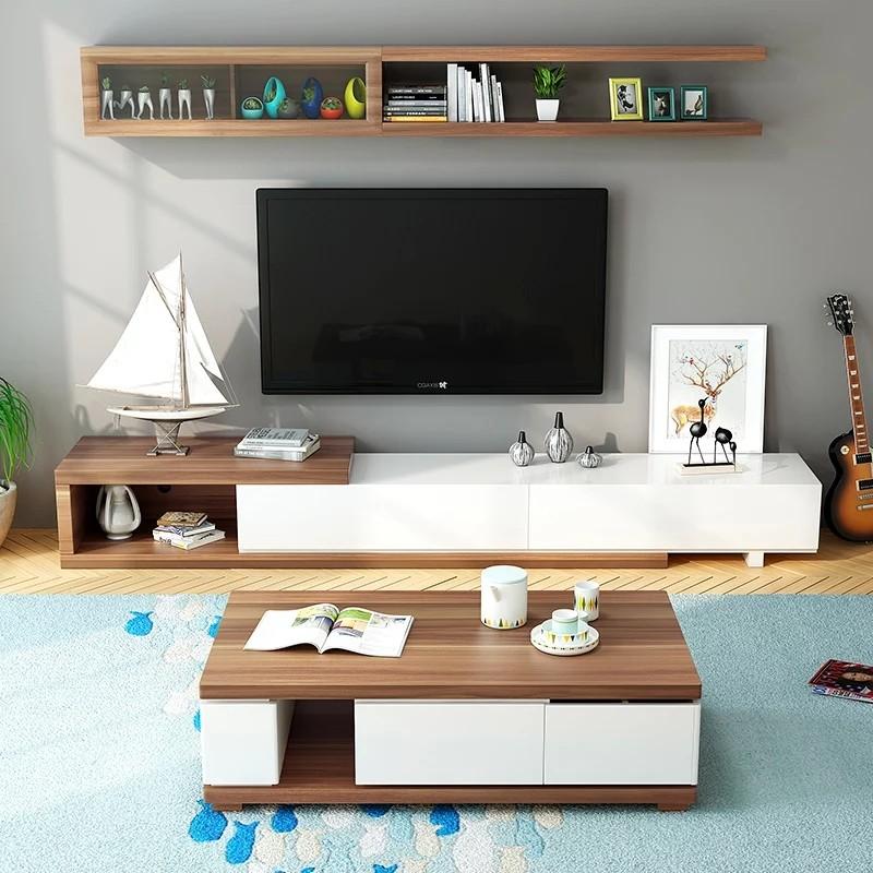 ATLAS Wood TV Console Minimalist - Exclusivia