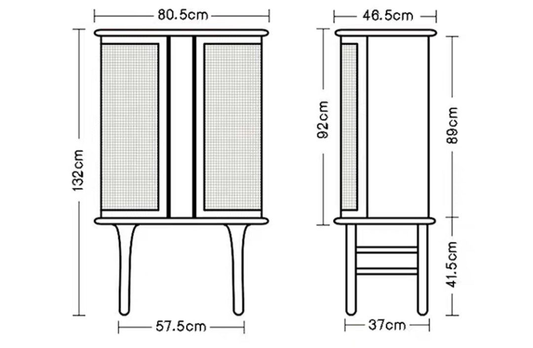 Aubin Rustic Side Cabinet - Exclusivia