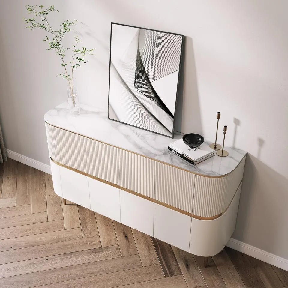 Aurelia 160 cm Sideboard with Sintered Stone Top - Exclusivia