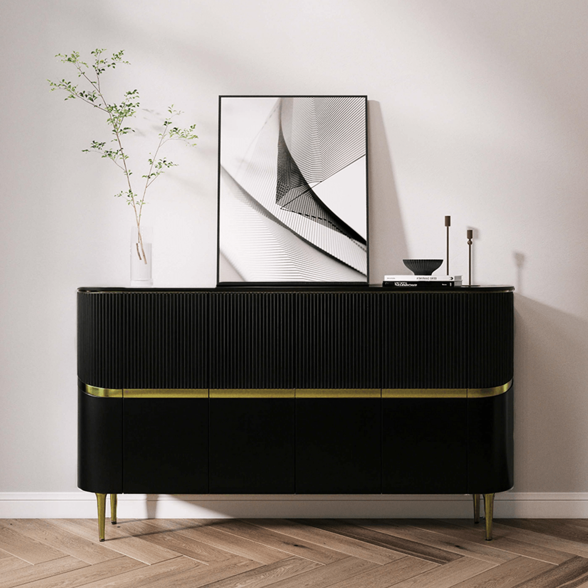 Aurelia Sideboard with Sintered Stone Top - Exclusivia