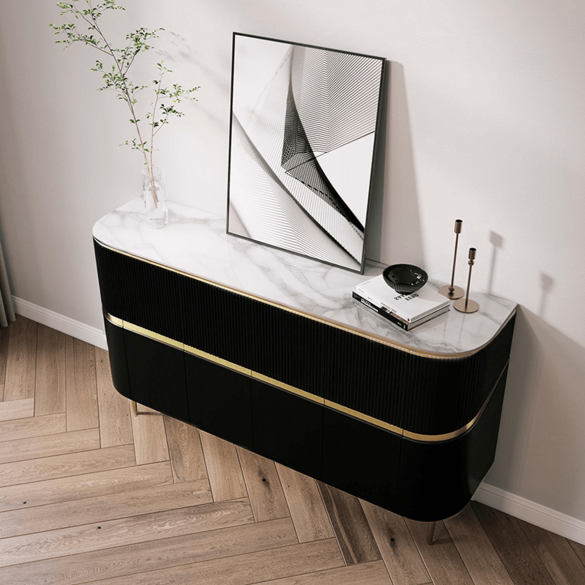 Aurelia Sideboard with Sintered Stone Top - Exclusivia