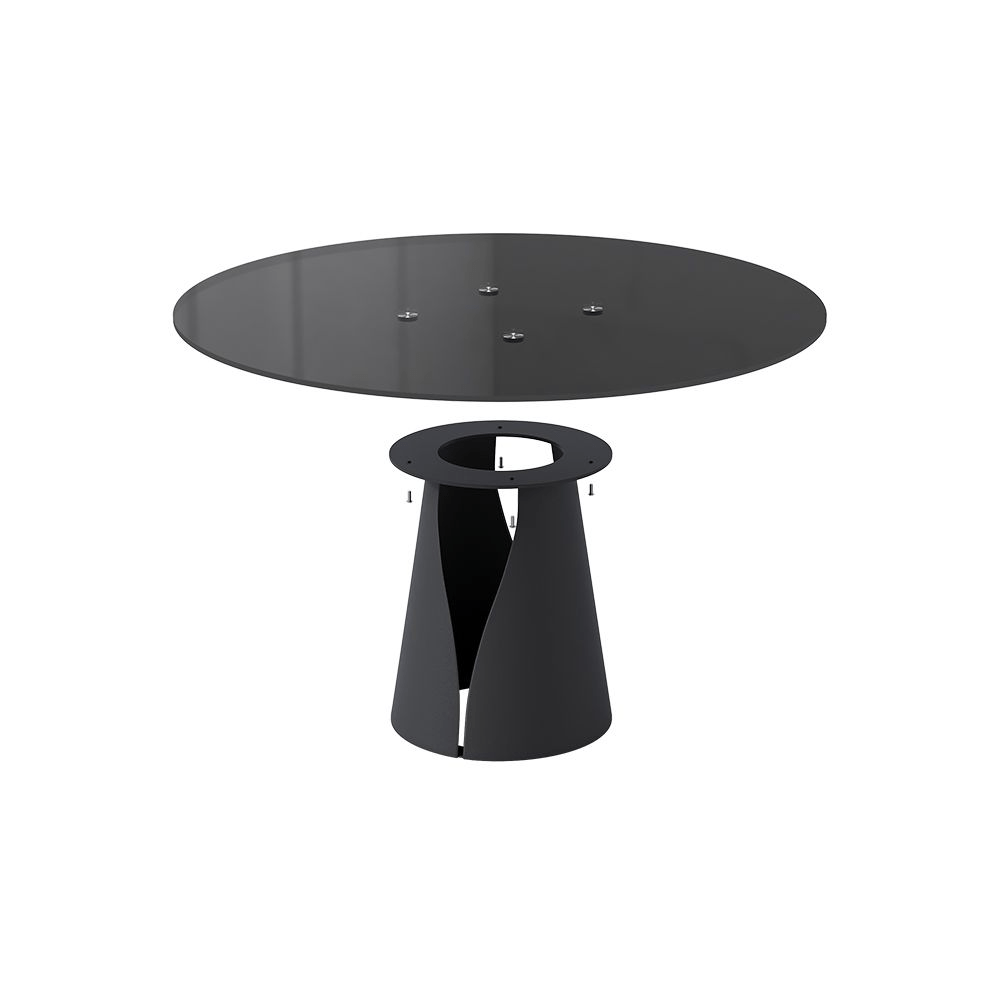 Aurelio Circa Gloss Sintered Stone Dining Table - Exclusivia