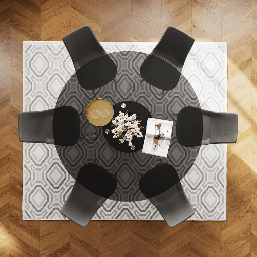 Aurelio Circa Gloss Sintered Stone Dining Table - Exclusivia