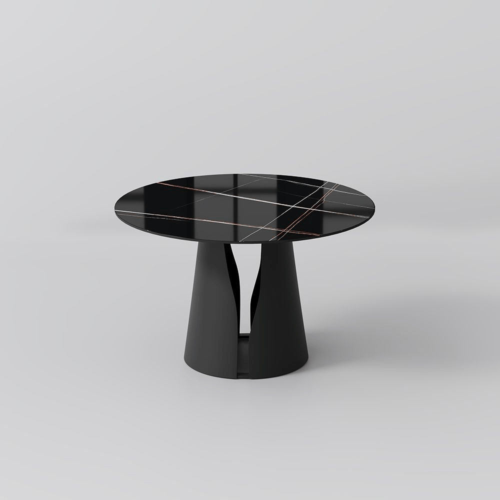 Aurelio Circa Gloss Sintered Stone Dining Table - Exclusivia