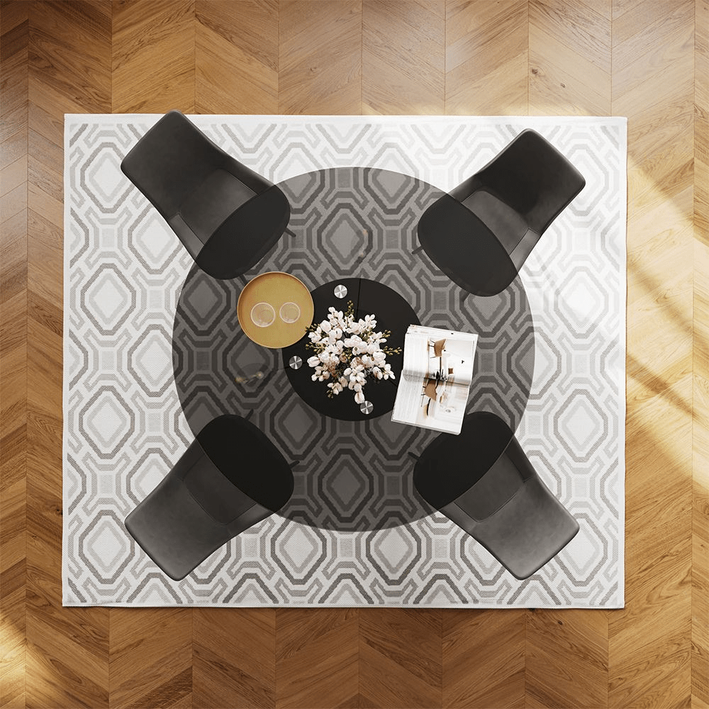 Aurelio Circa Gloss Sintered Stone Dining Table - Exclusivia