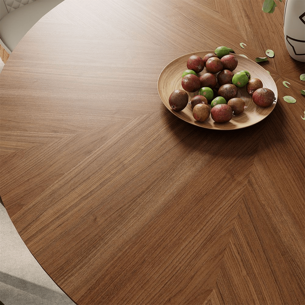 Aurelio Circa Gloss Sintered Stone Dining Table - Exclusivia