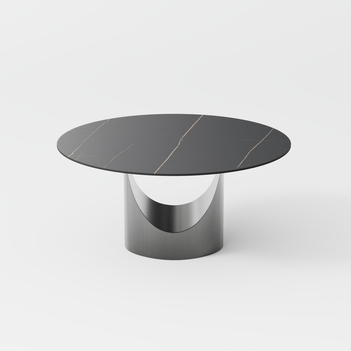 Aurelio Luxe Round Sintered Stone Dining Table - Exclusivia