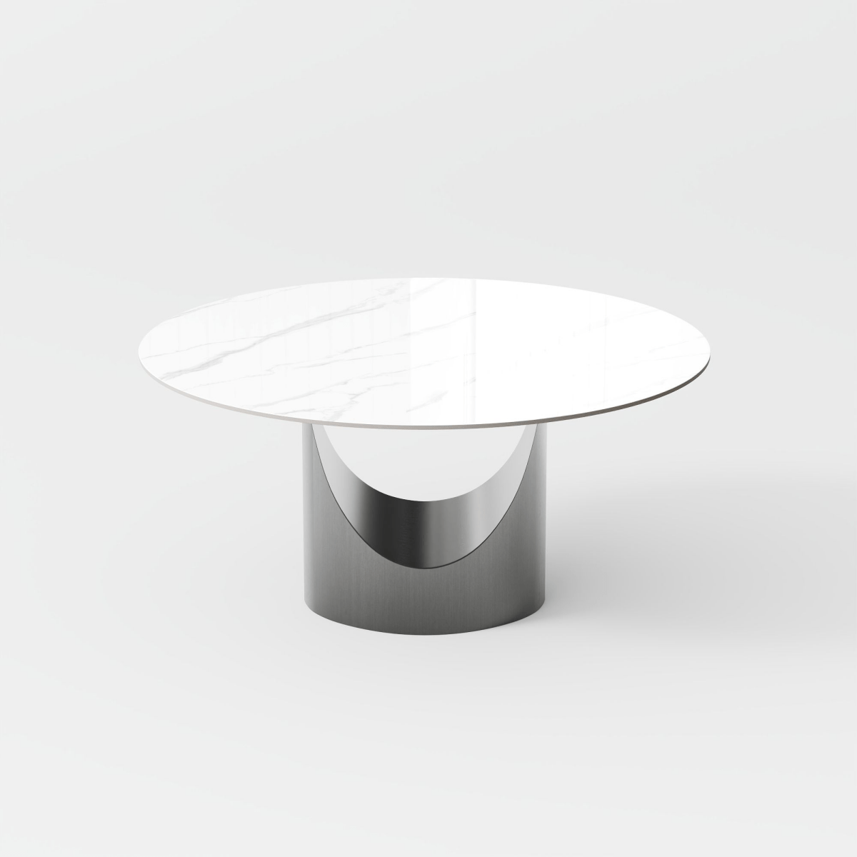 Aurelio Luxe Round Sintered Stone Dining Table - Exclusivia