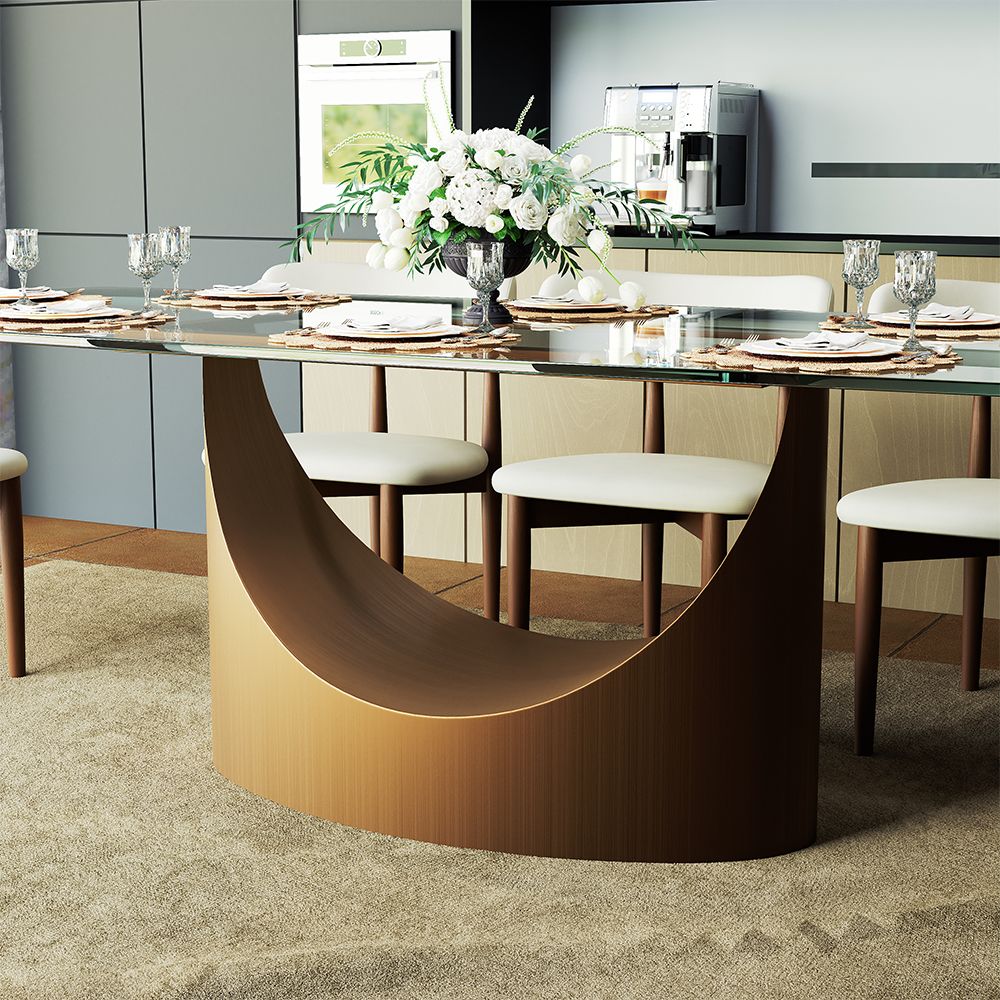 Aurelio Rectangular Sintered Stone Dining Table - Exclusivia