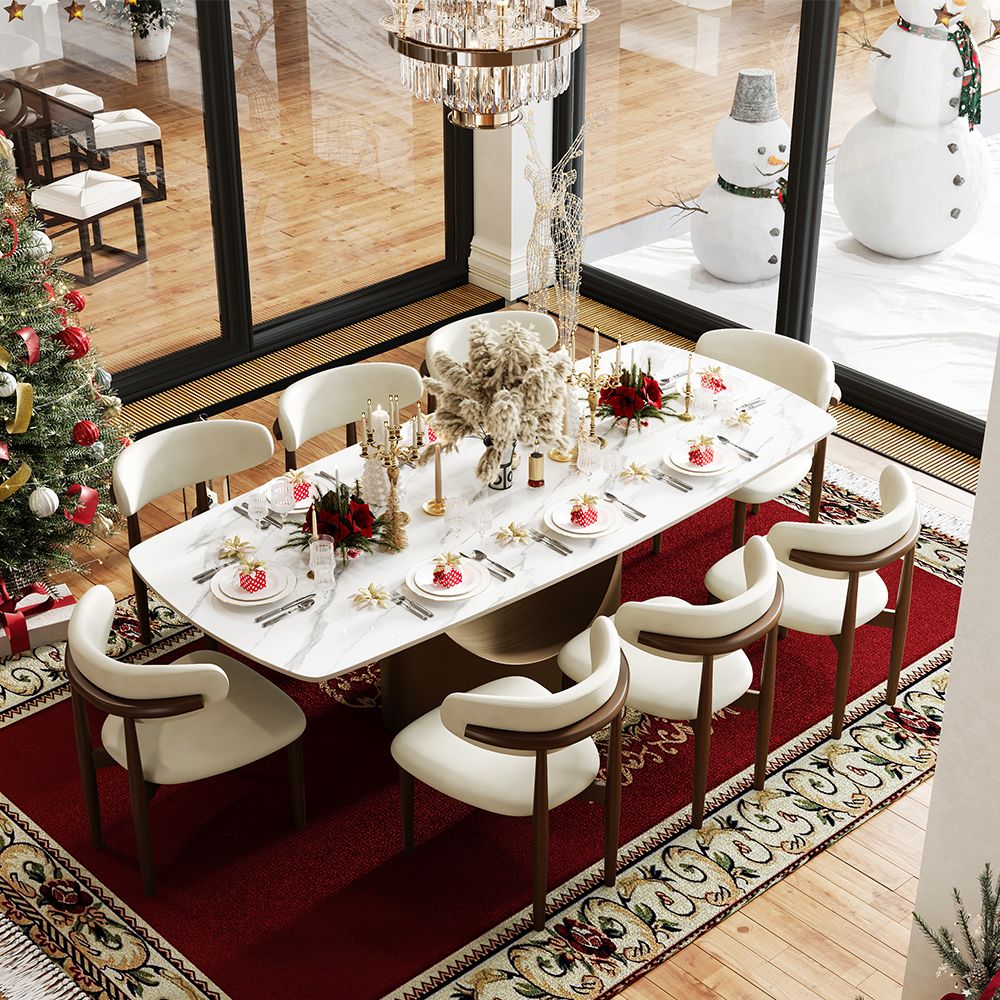 Aurelio Rectangular Sintered Stone Dining Table - Exclusivia