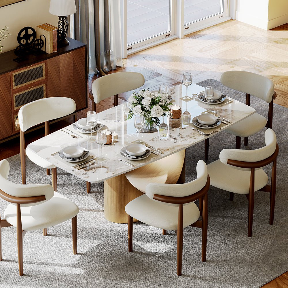 Aurelio Rectangular Sintered Stone Dining Table - Exclusivia