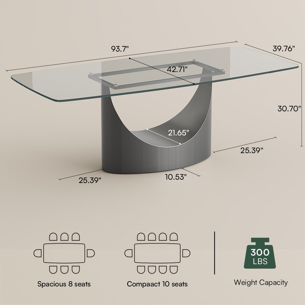 Aurelio Rectangular Sintered Stone Dining Table - Exclusivia