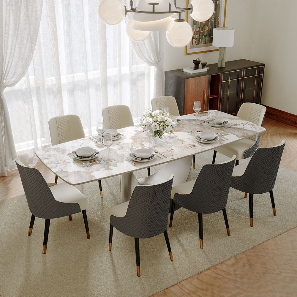Aurelio Rectangular Sintered Stone Dining Table - Exclusivia