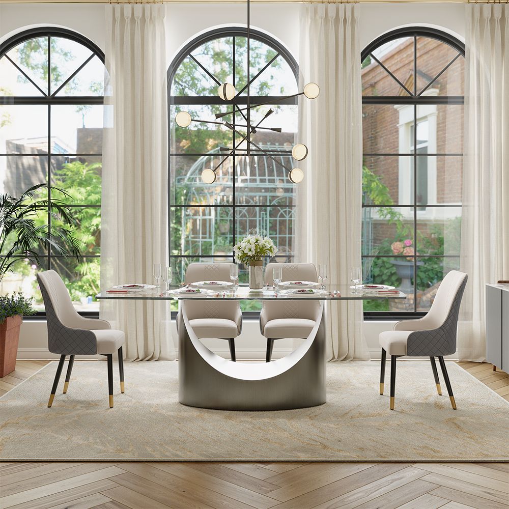 Aurelio Rectangular Sintered Stone Dining Table - Exclusivia